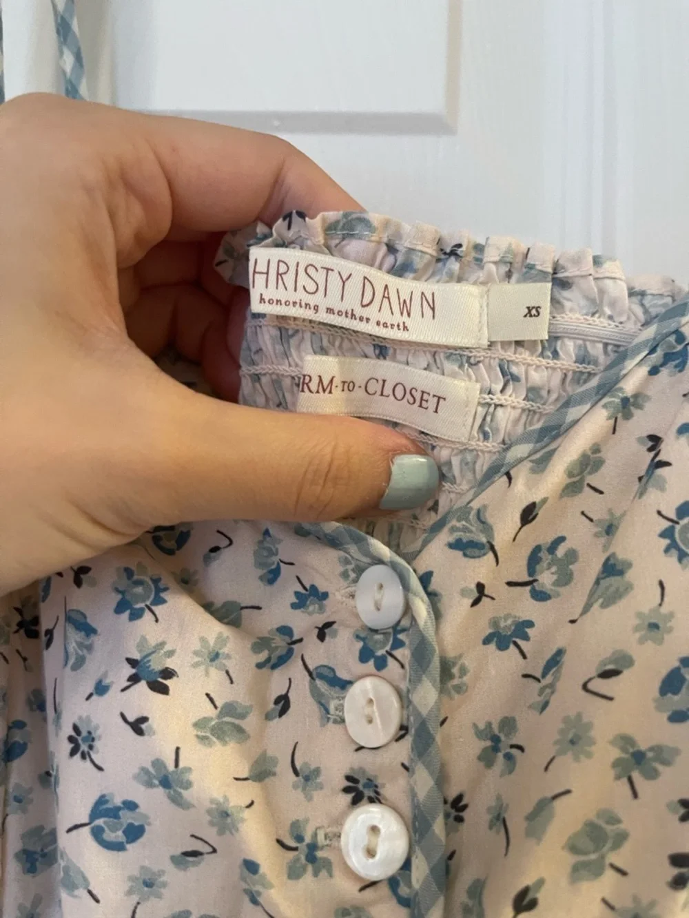 SOLD Christy Dawn Lia Dress size XS - Picture 4 of 5